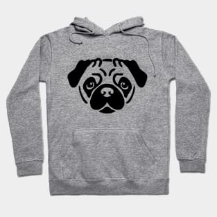 Pug face Hoodie